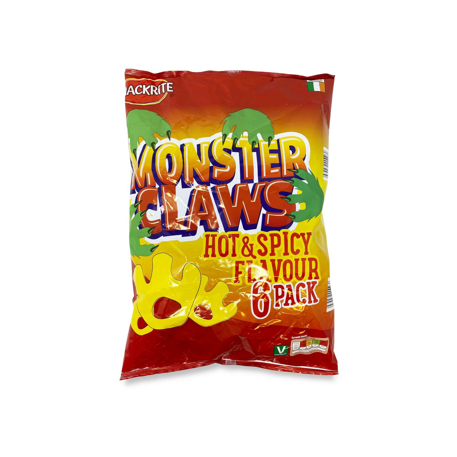 Monster Claws 6 Pack Snackrite Aldiie